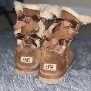 Brown Ugg Boots w/ Bows